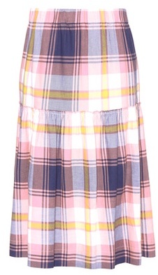 See by Chloe Checked cotton skirt