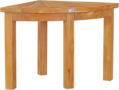 Bay Isle Home Addilyn A-Grade Teak Wood Shower Bench