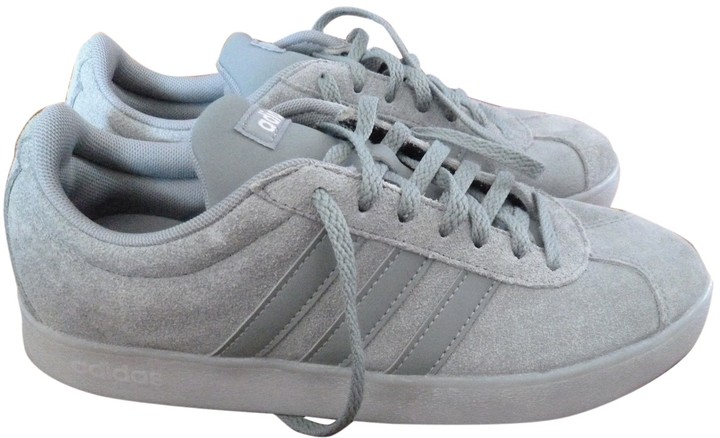 adidas grey suede sneakers