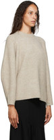 Thumbnail for your product : 3.1 Phillip Lim Taupe Wool Crewneck Sweater