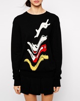 Thumbnail for your product : Wood Wood x Disney Jumper with Blurred Mickey