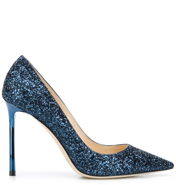 blue sparkly shoes uk