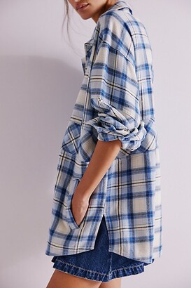 WIND AND BE YOUTH Plaid Shirt