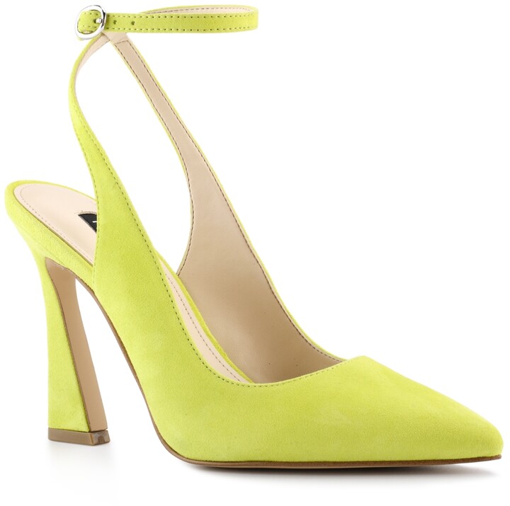 yellow womens pumps
