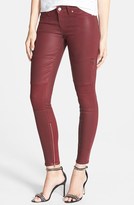 Thumbnail for your product : Paige Denim 'Demi' Coated Ultra Skinny Jeans (Shiraz Silk)