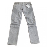 Thumbnail for your product : Balmain PIERRE Grey Cotton Trousers