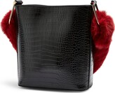 Thumbnail for your product : Topshop Tess Faux Fur Handle Tote Bag