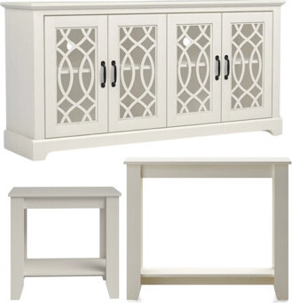 Mesa Weddel Basilico Transitional Coordinated 3 Piece Living Room Furniture Set