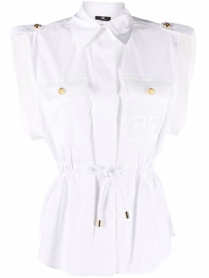 Elisabetta Franchi elegant shirt in viscose - ShopStyle Tops