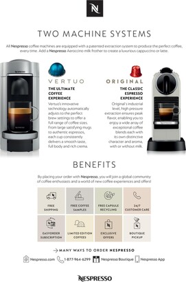 Nespresso Nespresso VertuoPlus Coffee and Espresso Machine