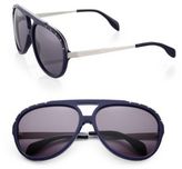 Thumbnail for your product : Alexander McQueen Acetate Studded Navigator Sunglasses