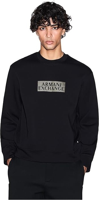 Armani Exchange Gold Detail Pullover Sweatshirt Women's Sweatshirt