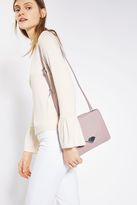 Thumbnail for your product : Olympus leather lock front crossbody