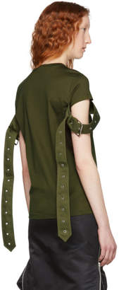 Marques Almeida Green Belt Sleeve T-Shirt