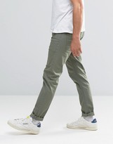 Thumbnail for your product : ASOS Stretch Slim Jeans In Light Green