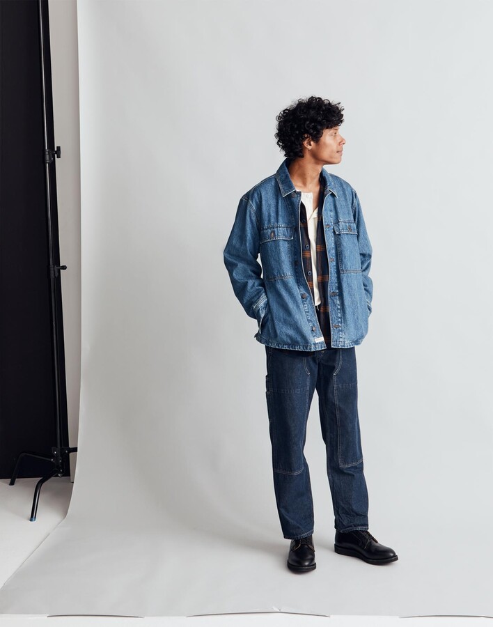 denim dumont quilted jacket