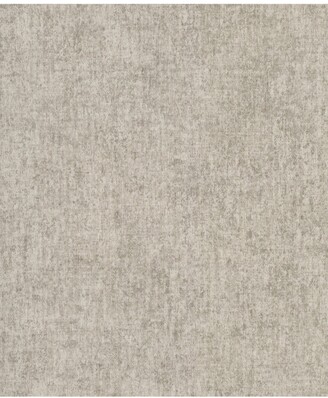 Warner Textures 27" x 324" Brienne Khaki Linen Texture Wallpaper