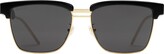 Thumbnail for your product : Gucci Square metal and acetate sunglasses