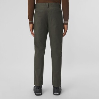 Burberry Cotton Cropped Tailored Trousers