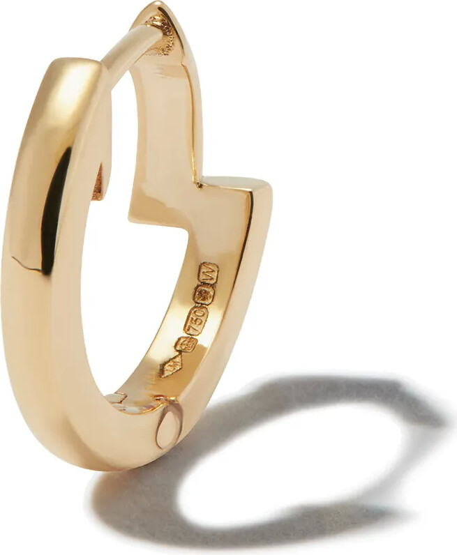 Lizzie Mandler Fine Jewelry 18kt yellow gold Interrupted huggy single earring