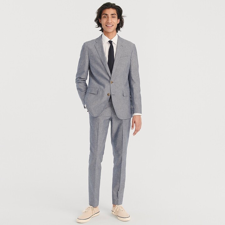j crew unstructured suit