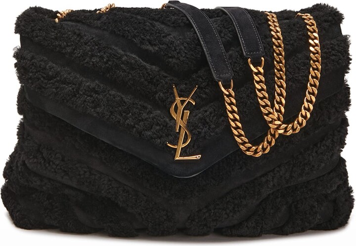 YSL SHEARLING PAC PAC HOBO BAG – Caroline's Fashion Luxuries