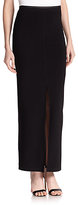 Thumbnail for your product : Alice + Olivia Double-Slit Stretch Jersey Maxi Skirt