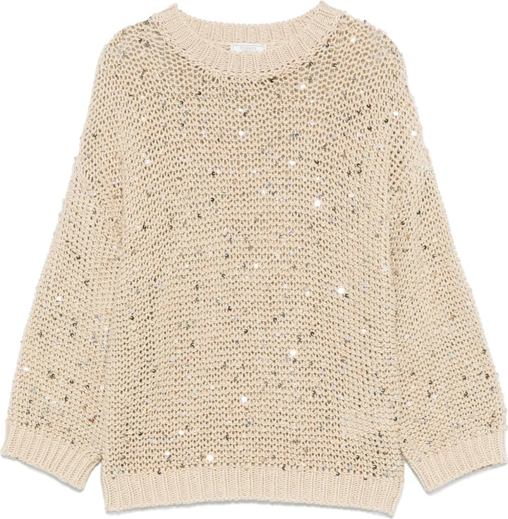 Peserico Sequin-Embellished Sweater