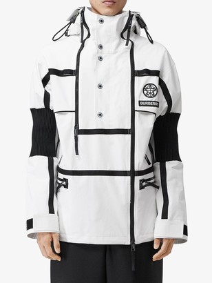 Burberry Globe Graphic Reconstructed Track Jacket