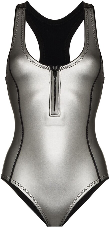 One Piece Zip Swimsuit Shop The World S Largest Collection Of Fashion Shopstyle