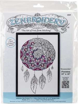 Designworks Design Works™ Dream Catcher Zenbroidery Stamped Embroidery Kit