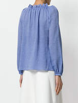 Thumbnail for your product : Goat ruffle neck textured Renoir blouse