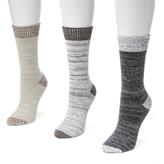 Thumbnail for your product : Muk Luks Women's Microfiber Boots Socks 3-Pack