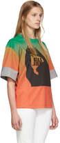 Thumbnail for your product : Chloé Green and Orange Mercerized Logo T-Shirt