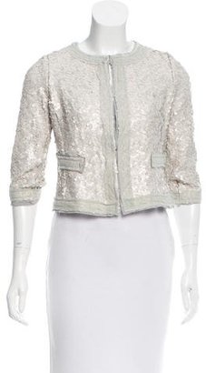 Milly Sequin Evening Jacket