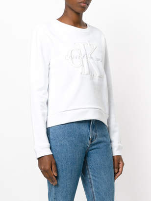 Calvin Klein Jeans Calvin Klein Jeans embroidered sweatshirt
