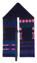 Thumbnail for your product : Sacai Pixel stripe chunky wool scarf