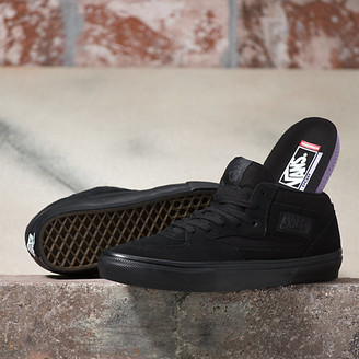 black vans rubber sole