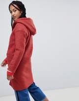 Thumbnail for your product : Esprit Hooded Toggle Coat With Check Lining