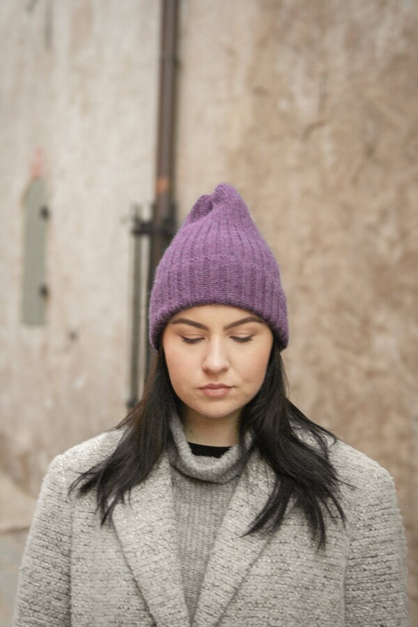 Etsy Ribbed Beanie Cuffed Women's Chunky Turn Up Long Men's Heavyweight Oversized Spring Cap Thick Alpaca Hat