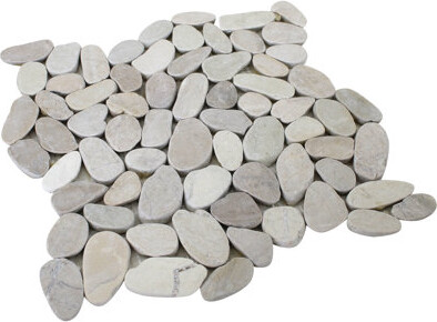 Margo Garden Products Rainforest 12" x 12" Natural Stone Pebbles Mosaic Wall & Floor Tile