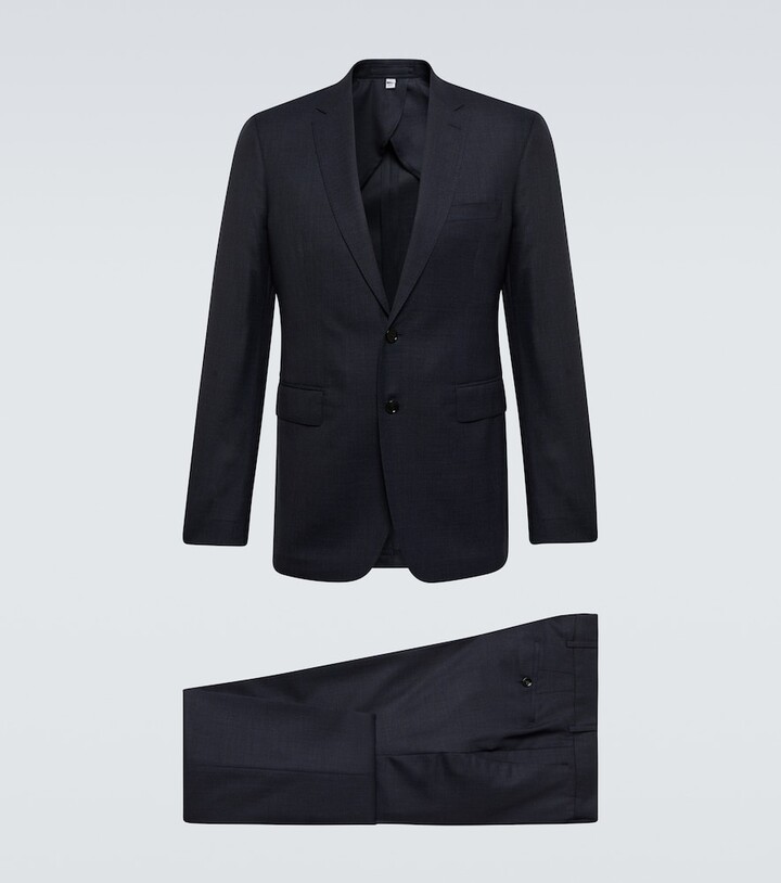 Burberry Singlebreasted wool suit ShopStyle