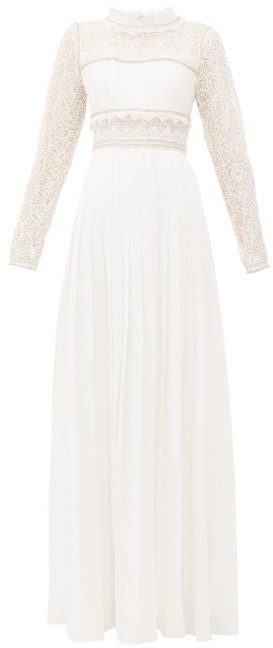 womens ivory maxi dress