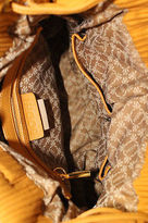 Thumbnail for your product : Bodhi Orange Leather Double Handle Open Top Shoulder Handbag