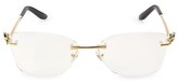Thumbnail for your product : Cartier 57MM Rimless Cat Eye Eyeglasses