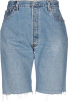 Thumbnail for your product : RE/DONE with LEVI'S Denim Shorts Blue
