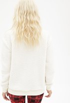 Thumbnail for your product : Forever 21 Faux Shearling Sweatshirt