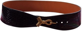 Hermes Black Exotic leathers Belt