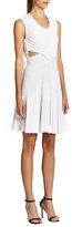 Thumbnail for your product : Ohne Titel Pleated Knit Cut-Out Dress