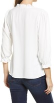 Thumbnail for your product : Gibson Ruffle Neck Blouse